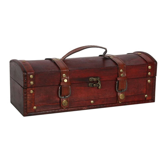 Long Wooden Treasure Chest