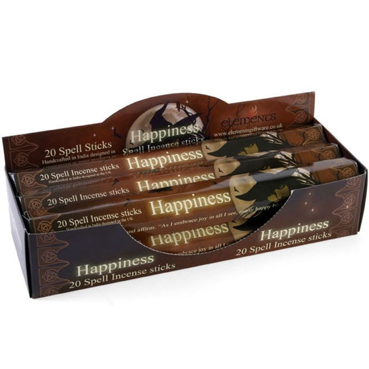 Happiness Spell Incense Sticks by Lisa Parker - Set of 6