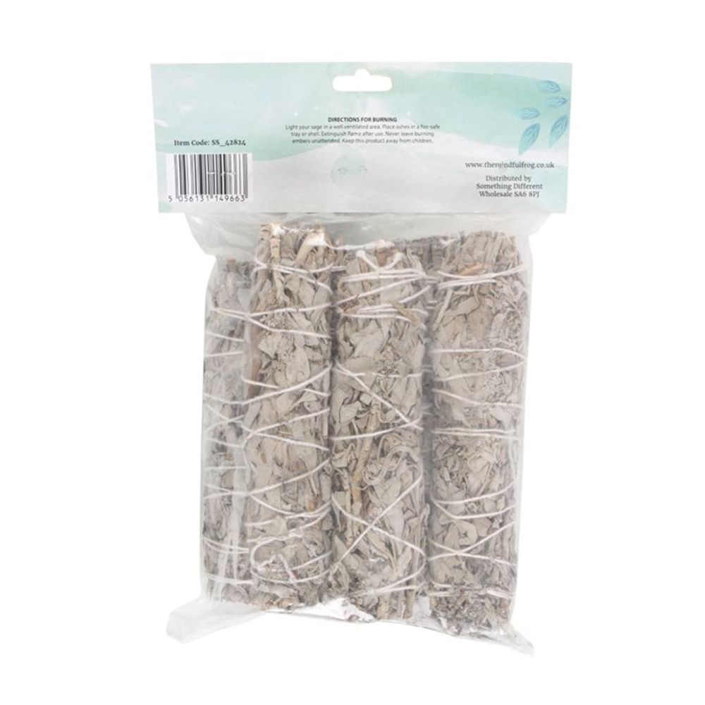 Medium White Sage Smudge Stick Wands - Pack of 6 15cm