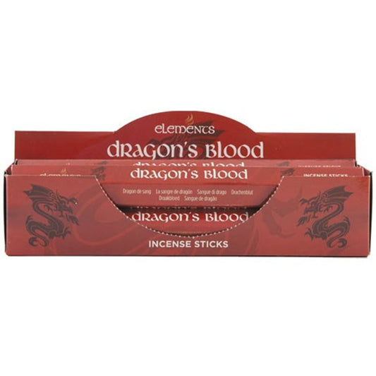 Elements Dragon's Blood Incense Sticks  - Set of 6