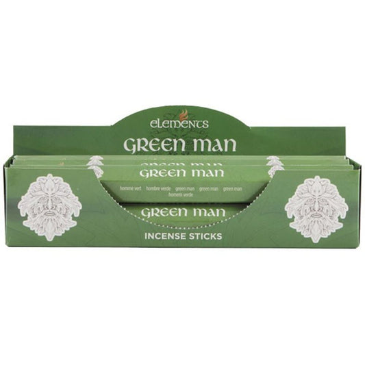Elements Green Man Incense Sticks - Set of 6
